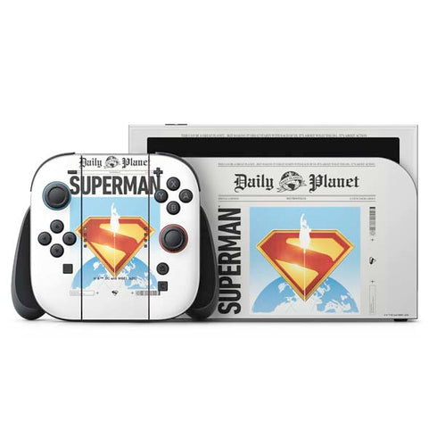 Superman 2025 Daily Planet Superman Cover Nintendo Switch 2 (2025) with Joy-Con Skin