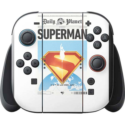 Superman 2025 Daily Planet Superman Cover Nintendo Switch 2 (2025) with Joy-Con Skin