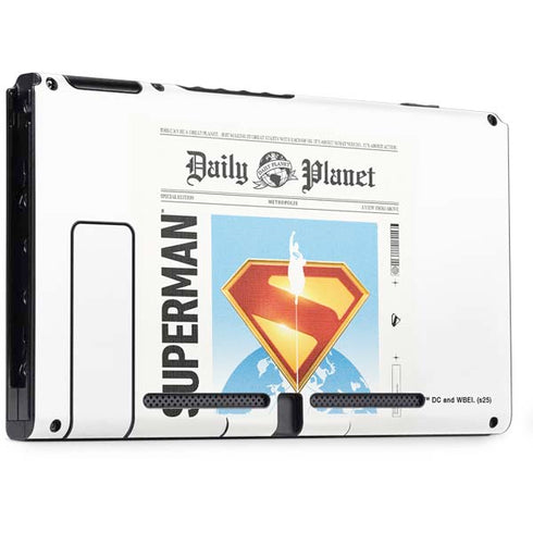 Superman 2025 Daily Planet Superman Cover Nintendo Switch Bundle Skin