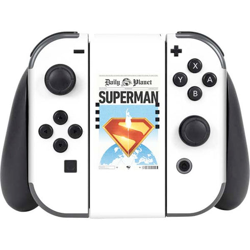 Superman 2025 Daily Planet Superman Cover Nintendo Skins