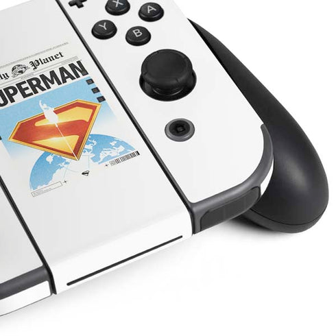 Superman 2025 Daily Planet Superman Cover Nintendo Switch (2017-2021) Joy-Con Controller Skin