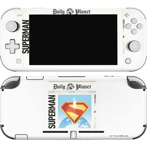 Superman 2025 Daily Planet Superman Cover Nintendo Switch Lite Skin
