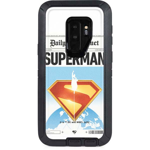 Superman 2025 Daily Planet Superman Cover Otterbox Defender Galaxy Skin