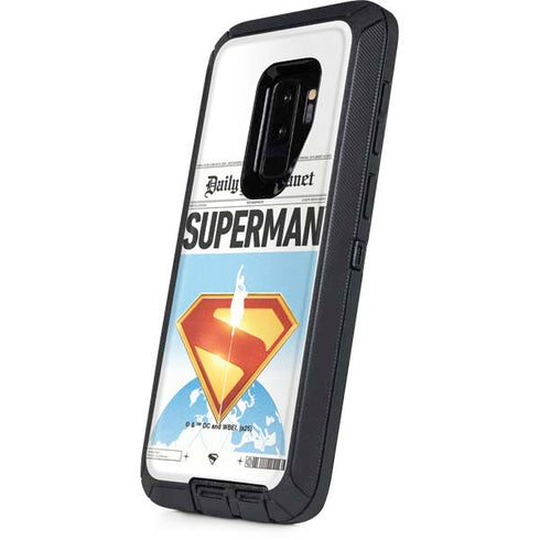 Superman 2025 Daily Planet Superman Cover Otterbox Defender Galaxy Skin