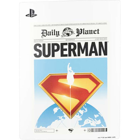 Superman 2025 Daily Planet Superman Cover PS5 Bundle Skin