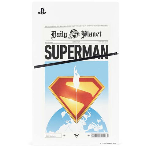 Superman 2025 Daily Planet Superman Cover PS5 Slim Disk Console Skin