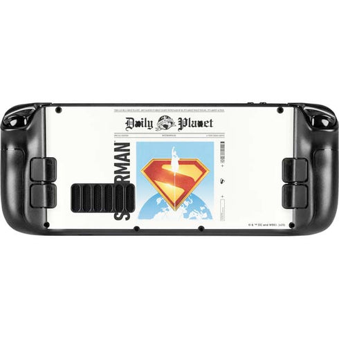 Superman 2025 Daily Planet Superman Cover Steam Deck Handheld Gaming Computer OLED Skin