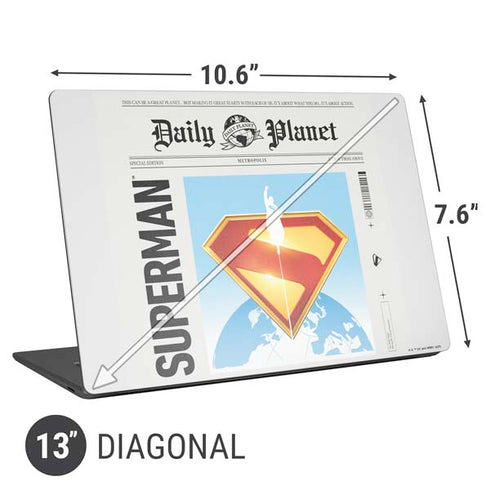 Superman 2025 Daily Planet Superman Cover Universal Laptop 13in (10.6 x 7.6in) Skin