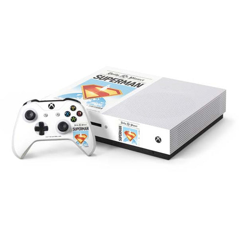 Superman 2025 Daily Planet Superman Cover Xbox One S Console and Controller Bundle Skin