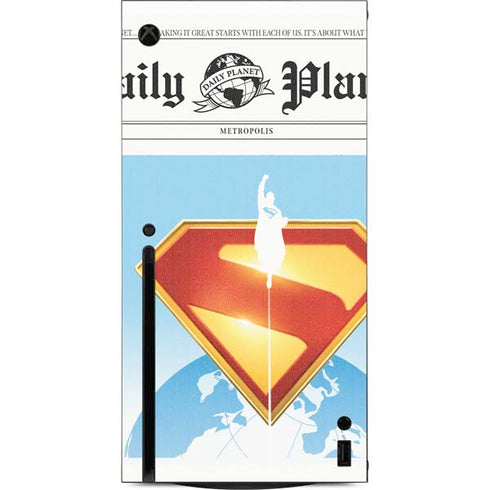 Superman 2025 Daily Planet Superman Cover Xbox Series X Console Skin