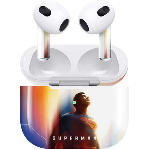 Superman 2025 Man of Steel Ascension Heroic Glow Apple AirPods (3rd Gen 2021) Skin