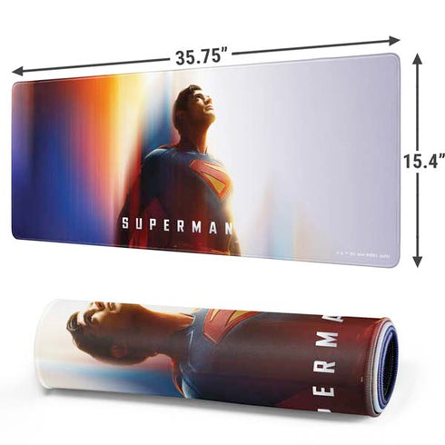 Superman 2025 Man of Steel Ascension Heroic Glow Gaming Mouse Pad