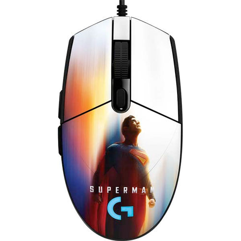 Superman 2025 Man of Steel Ascension Heroic Glow G203 Prodigy RGB Wired Gaming Mouse Skin