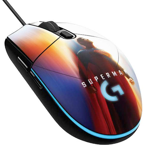 Superman 2025 Man of Steel Ascension Heroic Glow G203 Prodigy RGB Wired Gaming Mouse Skin