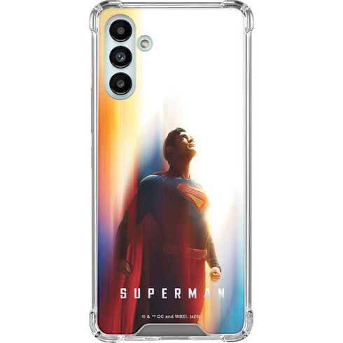 Superman 2025 Man of Steel Ascension Heroic Glow Galaxy A13 5G Clear Case