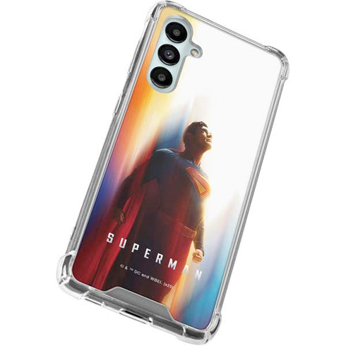 Superman 2025 Man of Steel Ascension Heroic Glow Galaxy A16 5G Clear Case