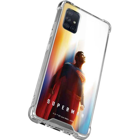 Superman 2025 Man of Steel Ascension Heroic Glow Galaxy A71 5G Clear Case