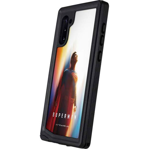 Superman 2025 Man of Steel Ascension Heroic Glow Galaxy Note 10 Waterproof Case
