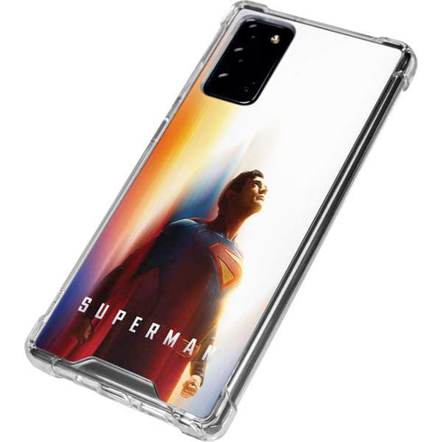 Superman 2025 Man of Steel Ascension Heroic Glow Galaxy Note20 5G Clear Case