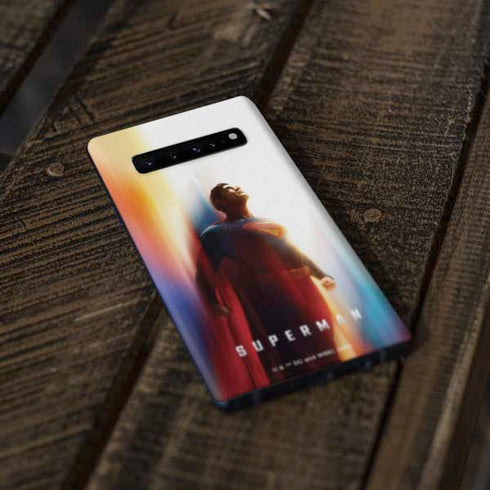 Superman 2025 Man of Steel Ascension Heroic Glow Galaxy S10 Plus Skin