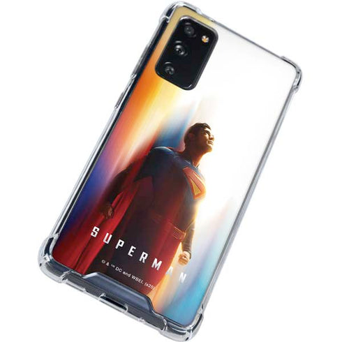 Superman 2025 Man of Steel Ascension Heroic Glow Galaxy S20 FE Clear Case
