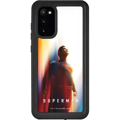 Superman 2025 Man of Steel Ascension Heroic Glow Galaxy S20 Waterproof Case