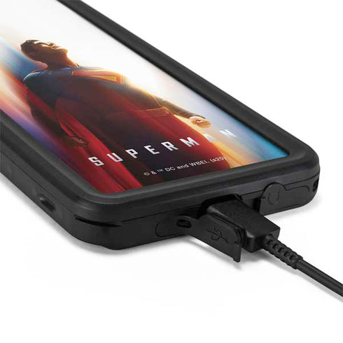 Superman 2025 Man of Steel Ascension Heroic Glow Galaxy S20 Waterproof Case