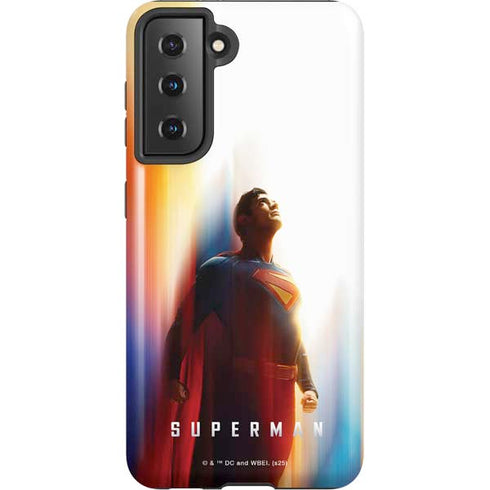 Superman 2025 Man of Steel Ascension Heroic Glow Galaxy S21 5G Pro Case