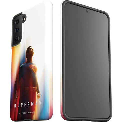 Superman 2025 Man of Steel Ascension Heroic Glow Galaxy S21 FE Pro Case