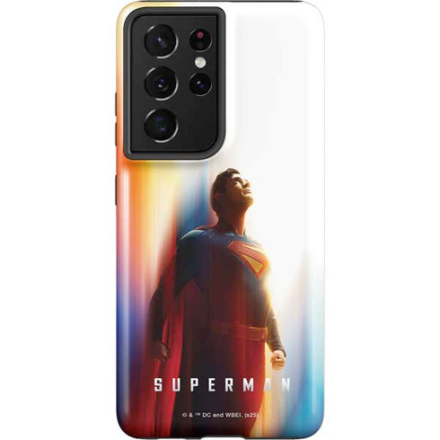 Superman 2025 Man of Steel Ascension Heroic Glow Galaxy S21 Ultra 5G Pro Case