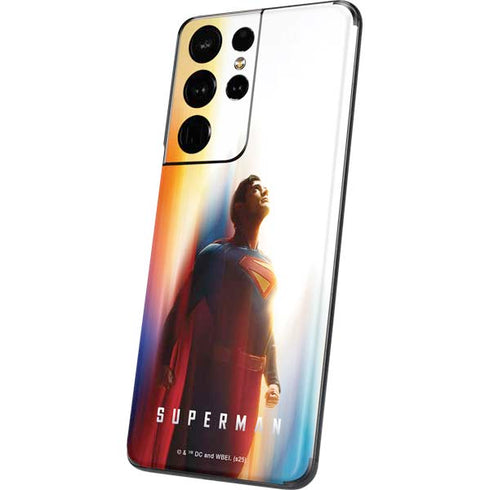 Superman 2025 Man of Steel Ascension Heroic Glow Galaxy S21 Ultra 5G Skin