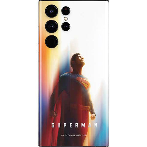 Superman 2025 Man of Steel Ascension Heroic Glow Galaxy S22 Ultra Skin