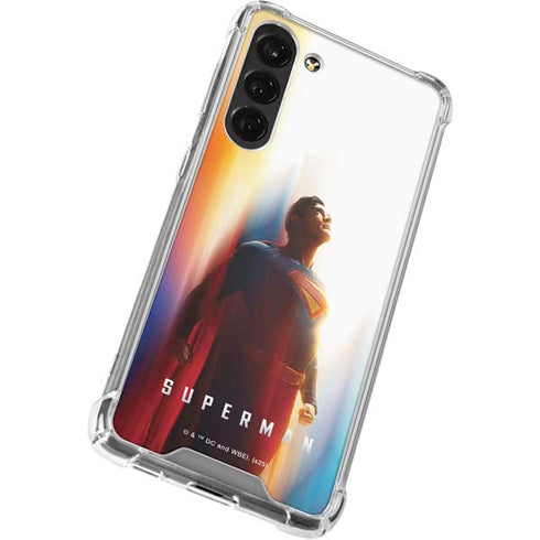 Superman 2025 Man of Steel Ascension Heroic Glow Galaxy S23 Plus Clear Case