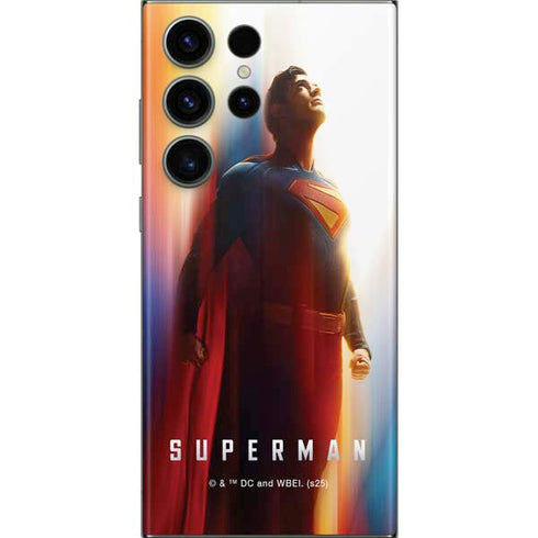 Superman 2025 Man of Steel Ascension Heroic Glow Galaxy S23 Ultra Skin