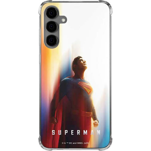 Superman 2025 Man of Steel Ascension Heroic Glow Galaxy S24 Plus Clear Case