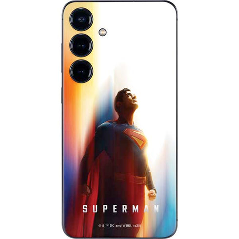 Superman 2025 Man of Steel Ascension Heroic Glow Galaxy S24 Plus Skin