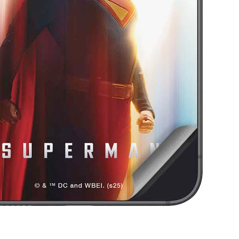 Superman 2025 Man of Steel Ascension Heroic Glow Galaxy S24 Plus Skin