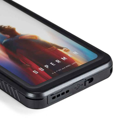 Superman 2025 Man of Steel Ascension Heroic Glow Galaxy S24 Plus Waterproof Case