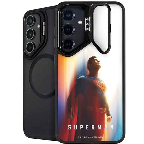 Superman 2025 Man of Steel Ascension Heroic Glow Galaxy S25 Plus Kickstand Case