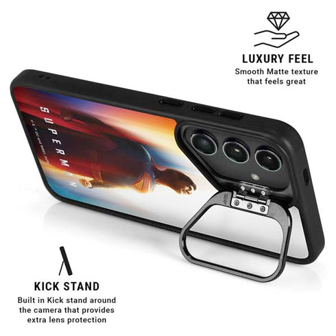 Superman 2025 Man of Steel Ascension Heroic Glow Galaxy S25 Plus Kickstand Case