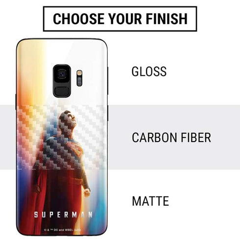 Superman 2025 Man of Steel Ascension Heroic Glow Galaxy S9 Skin