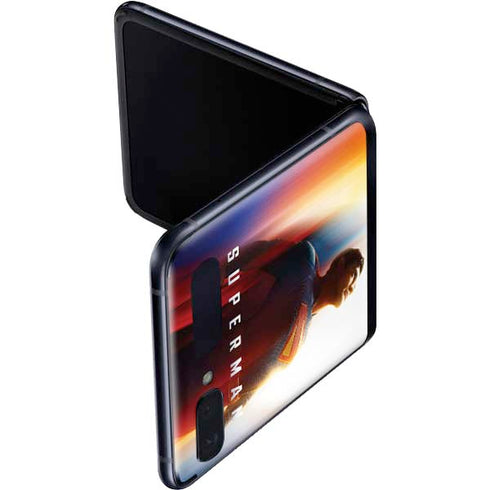 Superman 2025 Man of Steel Ascension Heroic Glow Galaxy Z Flip Skin