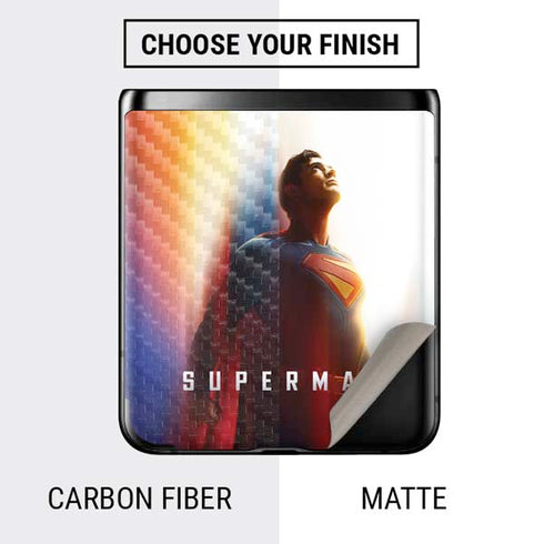 Superman 2025 Man of Steel Ascension Heroic Glow Galaxy Z Flip Skin