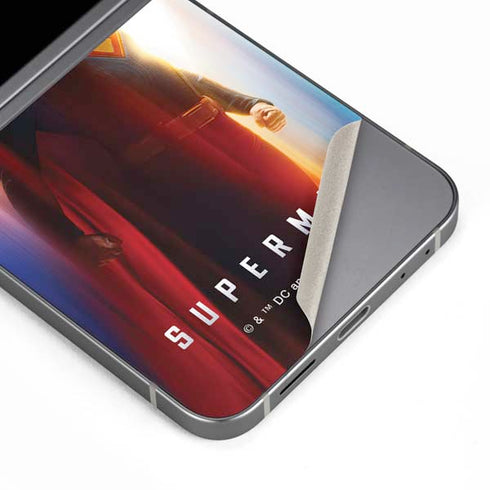 Superman 2025 Man of Steel Ascension Heroic Glow Galaxy Z Flip6 Skin