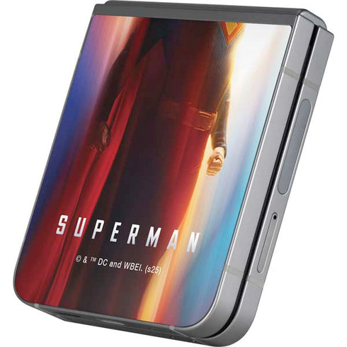 Superman 2025 Man of Steel Ascension Heroic Glow Galaxy Z Flip6 Skin