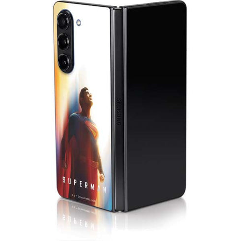 Superman 2025 Man of Steel Ascension Heroic Glow Galaxy Z Fold5 5G Skin