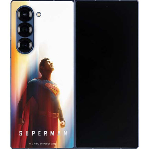 Superman 2025 Man of Steel Ascension Heroic Glow Galaxy Z Fold6 Skin