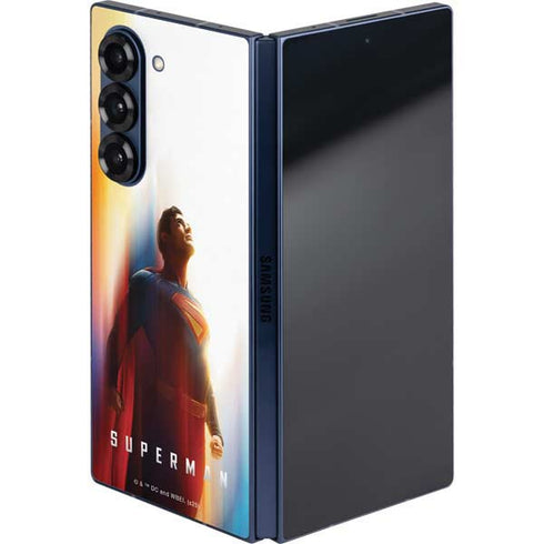 Superman 2025 Man of Steel Ascension Heroic Glow Galaxy Z Fold6 Skin