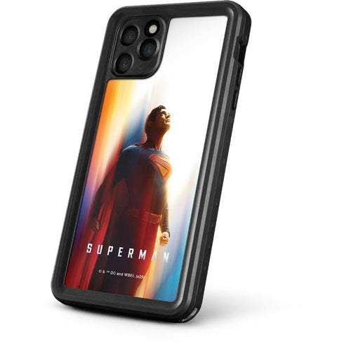Superman 2025 Man of Steel Ascension Heroic Glow iPhone 11 Pro Max Waterproof Case