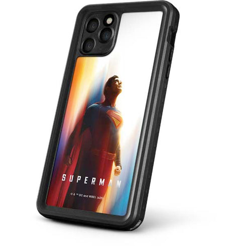 Superman 2025 Man of Steel Ascension Heroic Glow iPhone 11 Pro Waterproof Case